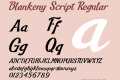 Blankeny Script