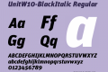 UnitW10-BlackItalic