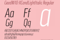 GoodW10-XCondLightItalic