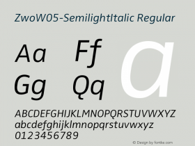 ZwoW05-SemilightItalic