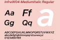 InfraW04-MediumItalic