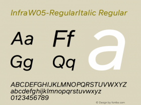 InfraW05-RegularItalic