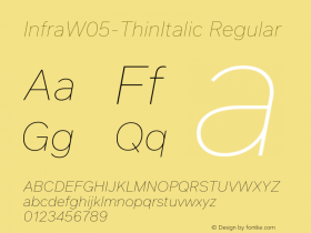 InfraW05-ThinItalic