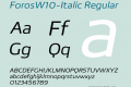 ForosW10-Italic