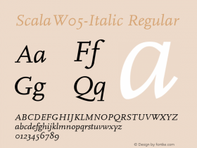 ScalaW05-Italic