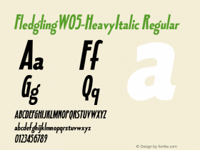 FledglingW05-HeavyItalic