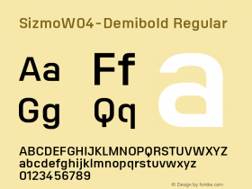 SizmoW04-Demibold