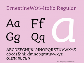 ErnestineW05-Italic