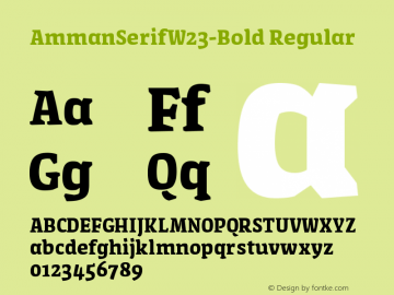 AmmanSerifW23-Bold