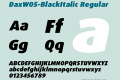 DaxW05-BlackItalic