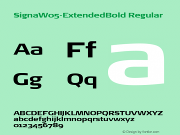 SignaW05-ExtendedBold