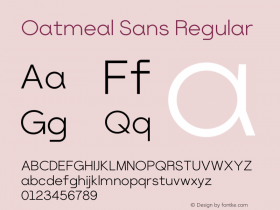 Oatmeal Sans