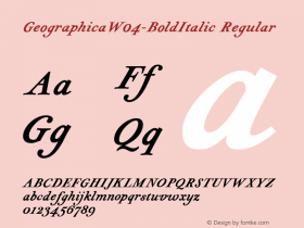 GeographicaW04-BoldItalic