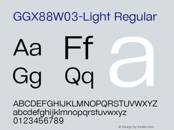 GGX88W03-Light