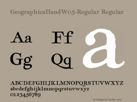 GeographicaHandW05-Regular