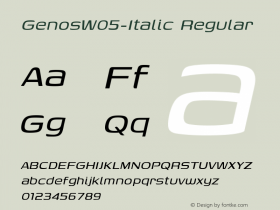 GenosW05-Italic