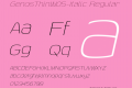 GenosThinW05-Italic