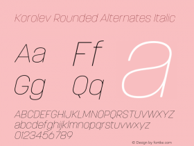 Korolev Rounded Alternates