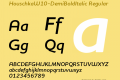 HouschkaW10-DemiBoldItalic