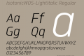 IsotonicW05-LightItalic