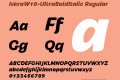 IskraW10-UltraBoldItalic