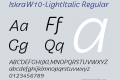 IskraW10-LightItalic