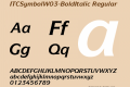 ITCSymbolW03-BoldItalic