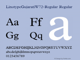 LinotypeGujaratiW72-Regular