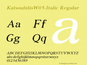 KatsoulidisW05-Italic