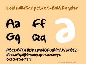 LouisvilleScriptW05-Bold
