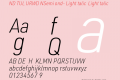 NDZTUL+URWDINSemiCond-XLightItalic