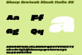 Sharp Grotesk Black Italic