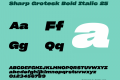 Sharp Grotesk Bold Italic