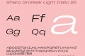 Sharp Grotesk Light Italic