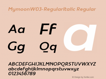 MymoonW03-RegularItalic