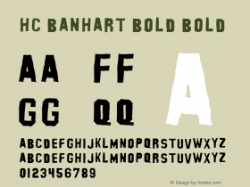 HC Banhart Bold