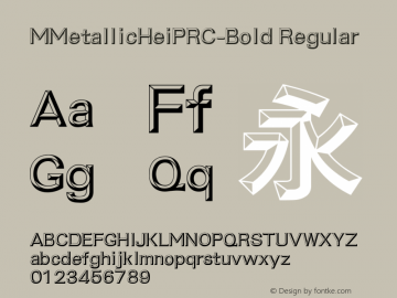 MMetallicHeiPRC-Bold