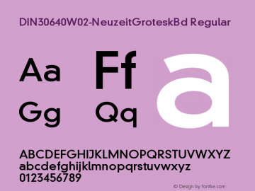 DIN30640W02-NeuzeitGroteskBd