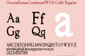 OxoniaRomanCondensedW03-CnBd