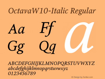 OctavaW10-Italic