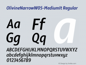 OlivineNarrowW05-MediumIt