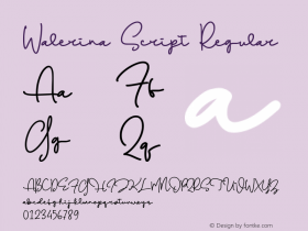 Walerina Script