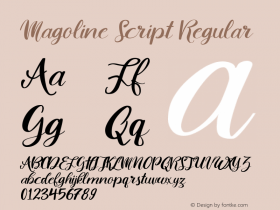 Magoline Script