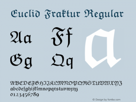 Euclid Fraktur