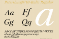 PetersburgW10-Italic