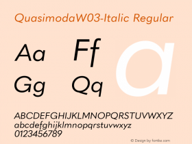 QuasimodaW03-Italic