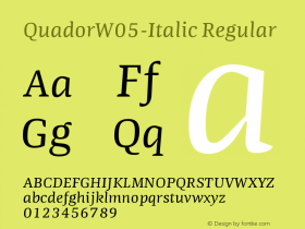 QuadorW05-Italic