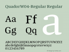 QuadorW04-Regular