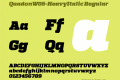 QuadonW05-HeavyItalic