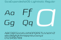 SicaExpandedW05-LightItalic